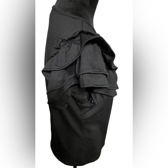 Ladies tiered ruffle sleeve shirt - Picture 3 of 6